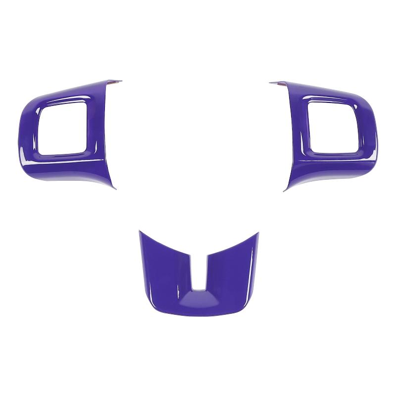 Car Steering Wheel Decoration Cover For Dodge Challenger Charger Durango Dart 2009-2014 Journey 2013-2022 Interior