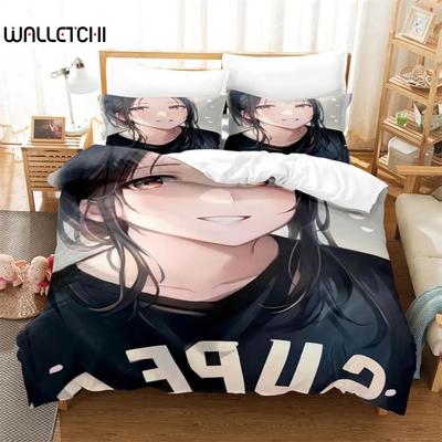 Anime Girl Bedding Set Duvet Cover Set 3d Bedding Digital Printing Bed Linen Queen Size Bedding Set Fashion Design