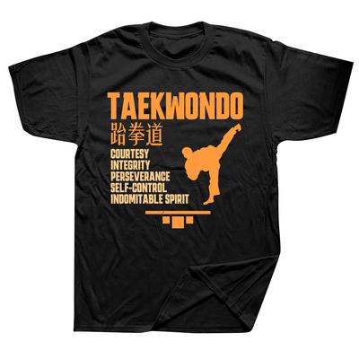 Funny Taekwondo Quote T Shirts Graphic Cotton Streetwear Short Sleeve Birthday Gifts Summer Retro Korea Martial Art Tshirt