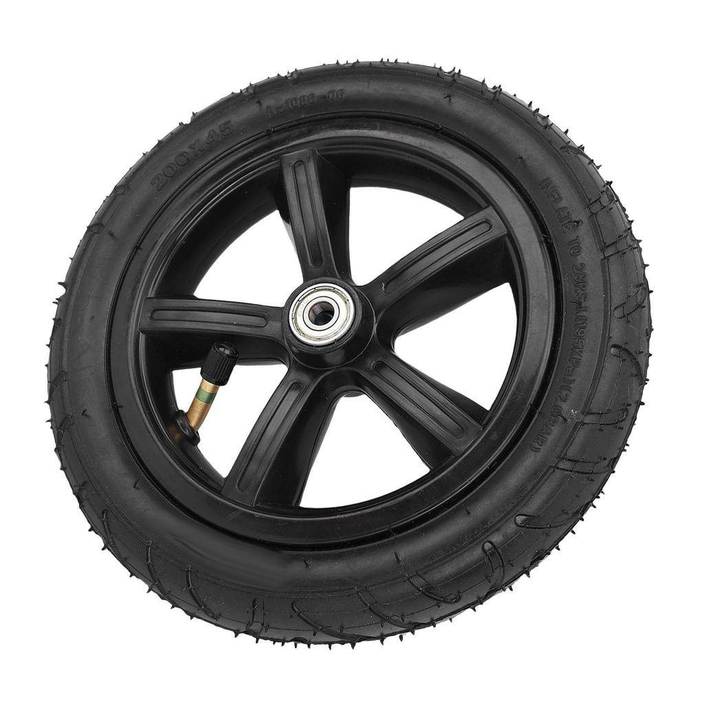 8palcová pneumatická pneumatika Protiskluzová 200 x 45 Duše s nábojem Ložisko 8 mm pro elektrickou koloběžku