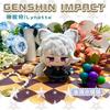 Genshin Impact Character Plush Doll Keychain Bag Pendant Anime Figure Toy Arlecchino Wriothesley Kinich Nefer Lauma Aino Jahoda