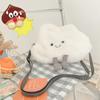 Plush White Cloud Plush Lolita Bag Soft White Cloud Shoulder Bag  Cell Phone Pouch