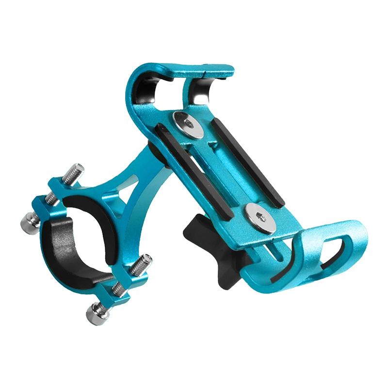 

Metal Motorcycle Phone Holder Aluminum Alloy Anti-slip Mike Bicycle Moto Bracket GPS Clip Universal Phone Stand For Cell Phone синий