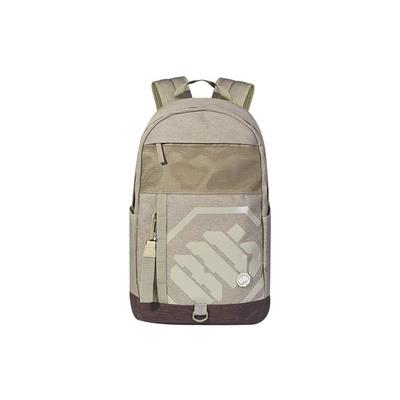 Li Ning Anti-Five Series Large Capacity Student Sports Fabric Backpack Unisex Backpack Khaki ABSR188-4