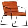 Day and Night - Day and Night Cinnamon Brown Genuine Leather Armchair