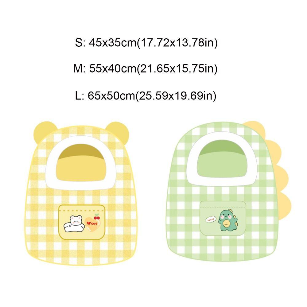 Semi-Enclosed Pet Warm Nest Cartoon Cat Cave Bed Pet Cave Cat Sleeping Bag  Indoor