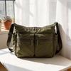 Bolsa Transversal de Ombro Estilosa com Múltiplos Bolsos e Grande Capacidade