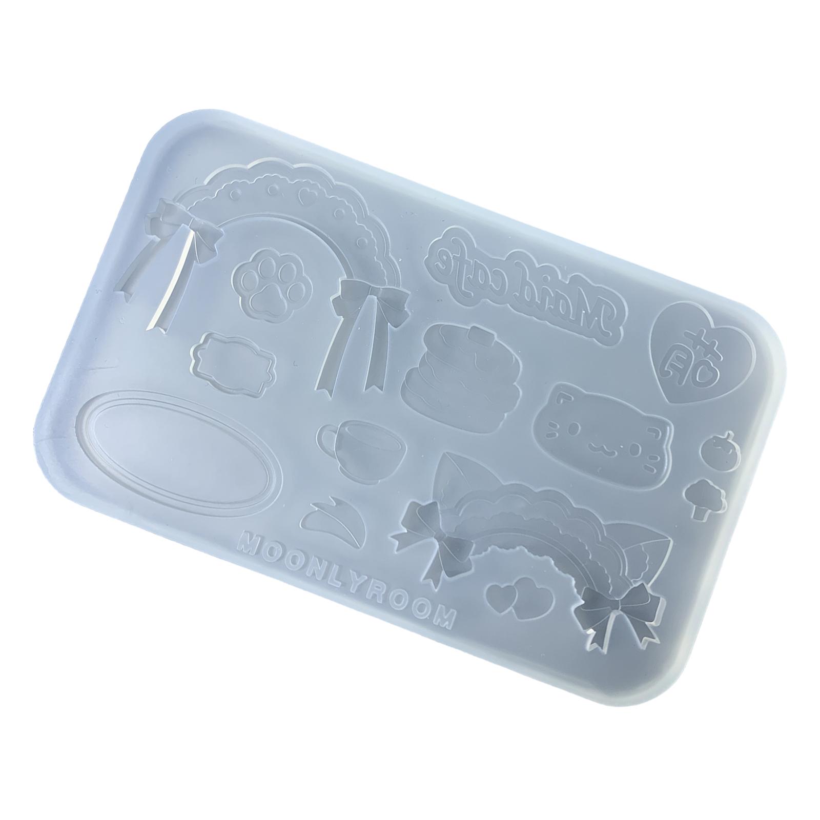 

Практичный силиконовый молд для аксессуаров горничной-кошки, уникальные молды из эпоксидной смолы для изготовления украшений для любителей рукоделия