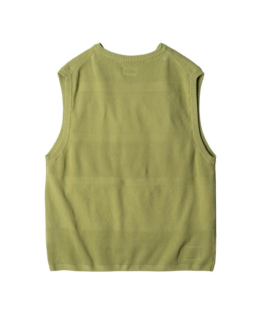 Roughside Crewneck Knit Vest Avocado