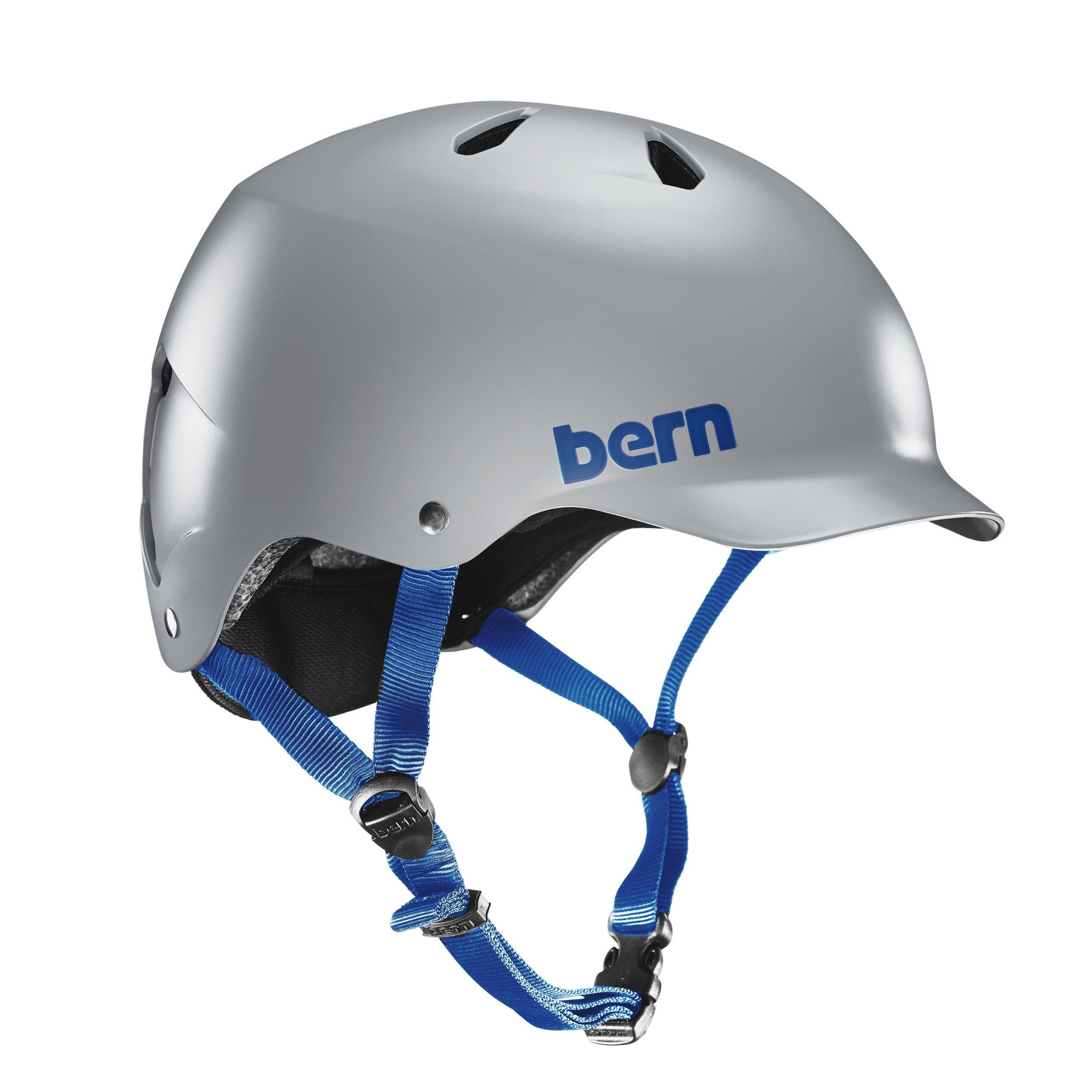 

Шлем bern WATTS велосипедный скейтбордный атласный серый M мужской BE-BM25BSGRY-03