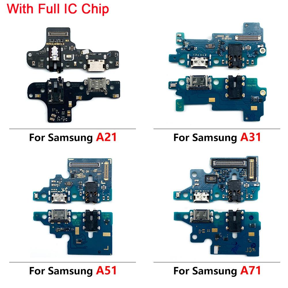 NEW For Samsung A03 Core A71 A51 A50S A31 A30S A21S A21 A02S USB Charger Charging Port Dock Connector Micro Board Flex Cable