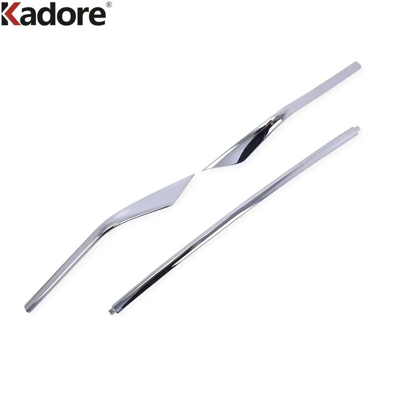 Rear Bumper Cover Trim For Toyota Venza Harrier -  2024 Chrome Tailgate Bottom Molding Garnish Strip Car Accessories