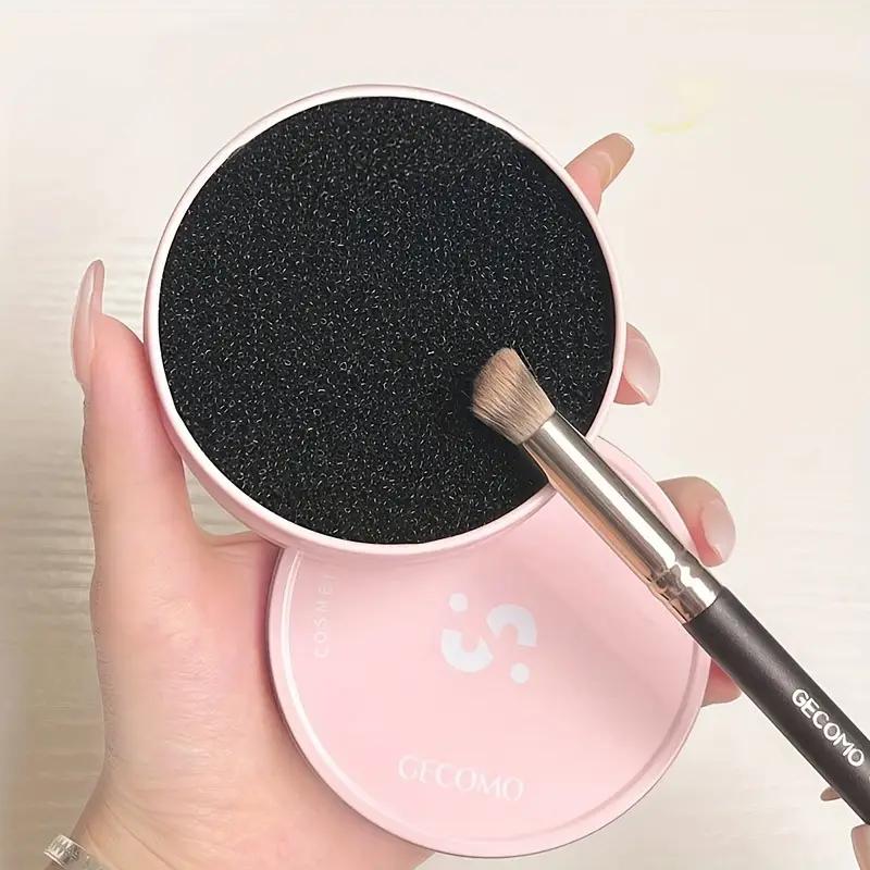 Brush Makeup Cleaner Color Removal Cleaner Sponge Quickly Easily Clean Makeup Brushes Powder Without Water Chemical Solutions