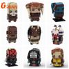 GSBAN Space MOC Wars Movie Brickheadz Figures Obi Maul Model Building Blocks Toys For Children Toy Kids Gifts Bricks