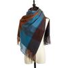Bandana Pashmina Warm Shawl Wrap Women Plaid Scarf Korean Style Scarf Autumn Winter Shawl Scarf