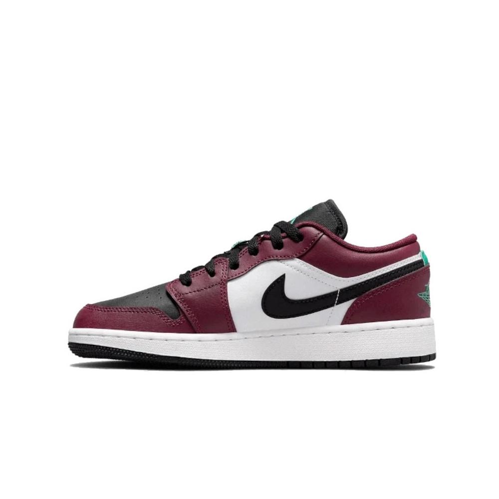 Air Jordan 1 Low SE Dark Beetroot Black Roma Green
