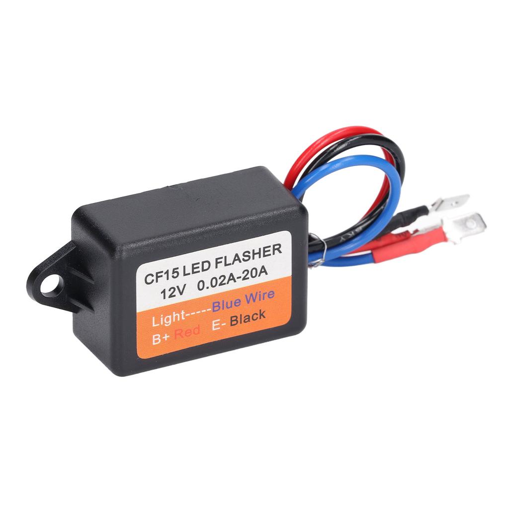 Flash Strobe Controller Auto Car Flasher Module LED Turn Light Relay 12V 0.02‑20A