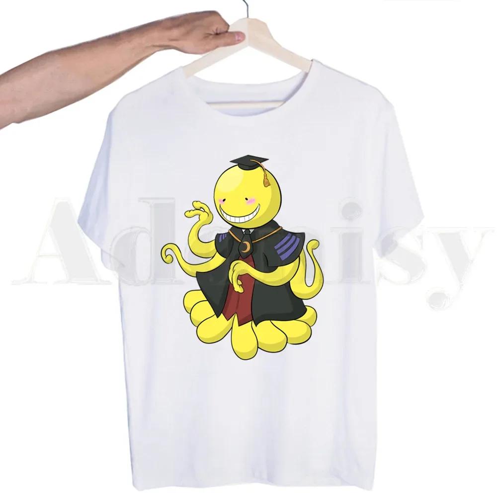 Assassination Classroom Korosensei Japanese Anime Tshirts Men Fashion Summer T-shirts Tshirt Top Tees Streetwear Harajuku Funny