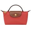 Le Pliage Korte Handgreep Drukknop Ritssluiting Nylon Tote Tas Dames tote tas Tomaatrood 34175089P94