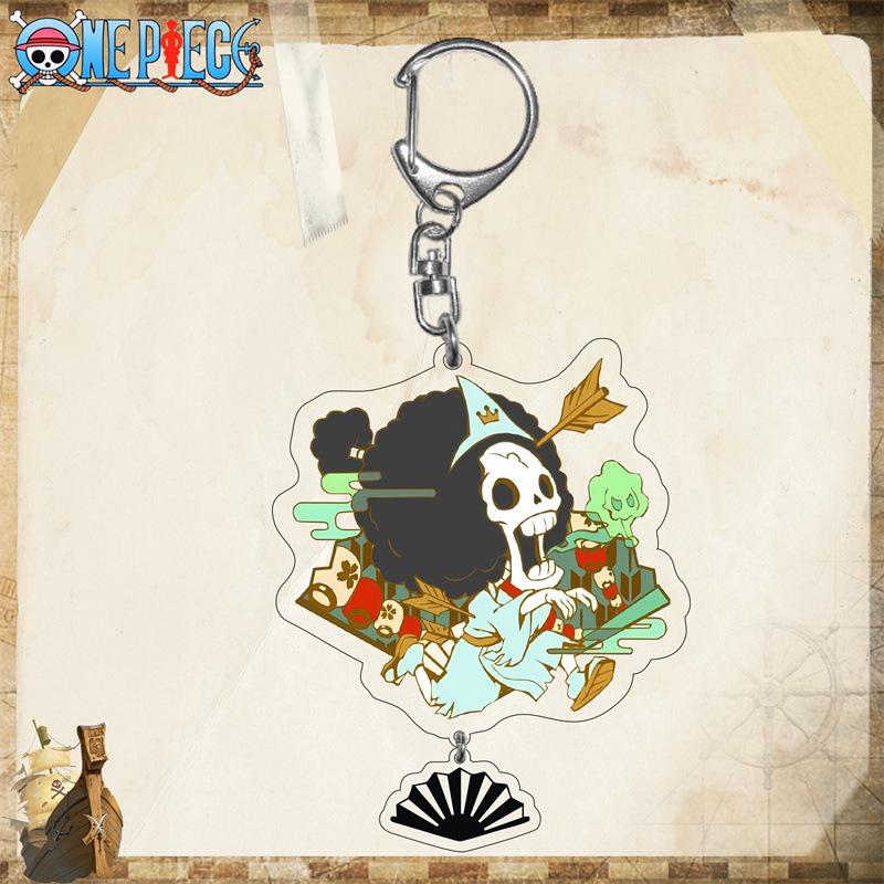 One Piece Luffy Acrylic Keychain - Chopper, Zoro, Anime/Manga, 2D Acrylic Keychain/Cartoon Keychain Gift