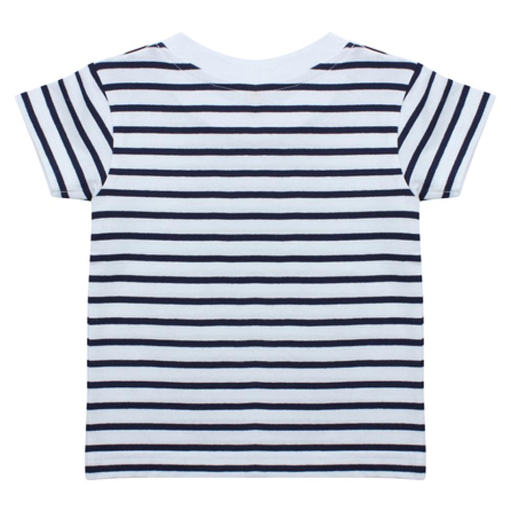 Larkwood Childrens/Kids Striped Short-Sleeved T-Shirt