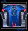 Motocross Honda Long Slevee Jersey #4 EZRA LUSK Fast Dry Breathable Racing Shirt Comfortable Off-Road Moto Top for Summer Riding