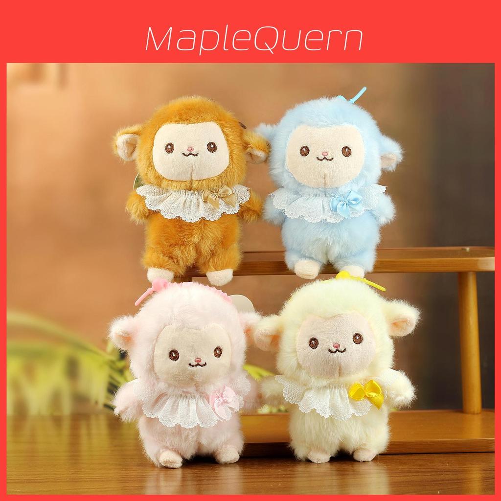 Plush Sheep Keychain Cute Animal Hanging Decor For Kids And Teens