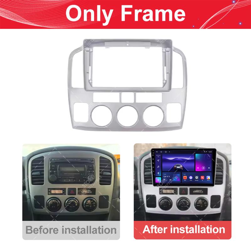 For Suzuki Vitara Grand XL-7 2001-2006 9inch 2 Din Car Radio Fascias Frame Stereo Panel Harness Wiring Power Cord Adapter Canbus