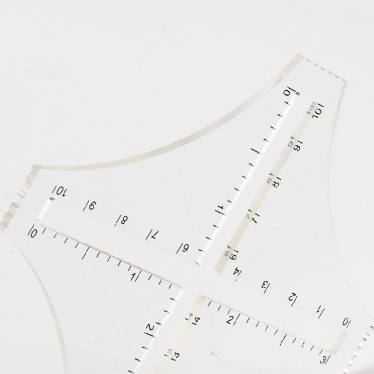 Florals Designs Acrylic Ruler For Fabric Sewing Projects Acrylic Materials Easy Handling
