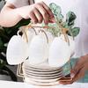 Sturdy Iron Wall Mounted Coffee Mug Holder Rack: 4or6 Hook Organizer with Base for Kitchen, Bar Cup Storage & Home Decor Display