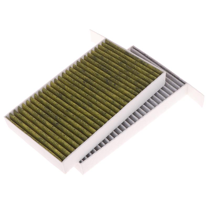 2Pcs/Set Air Filters For Model 3 Model Y Replacement Car Air Conditioning Cabin Using Activated Carbon Dual Effect Filters