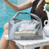 Xiaobudian Multifunctional Storage Bag, with Top Buckle Design, Waterproof EVA Beach Bag for Toiletries Cosmetics Swimsuit Towels