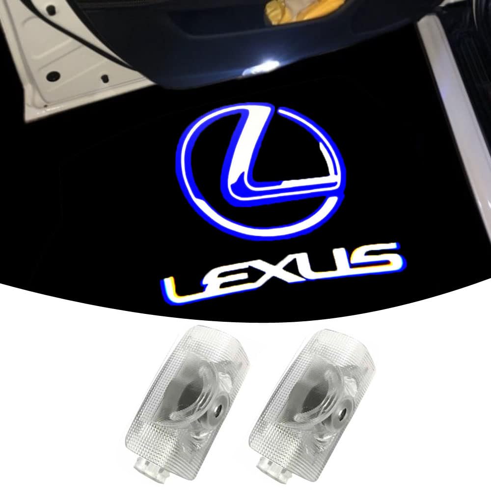 

Комплект из 2 светодиодных ламп с лазерной проекцией логотипа приветствия на дверь, HD, совместимых с Lexus и с регулируемым углом света, Огни, Лампы, Огни,
