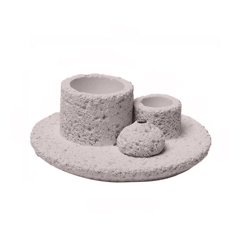 Modern Cement Incenses Stick Tray Burners Holder Stand For Yogas Relaxation And Creating Space Spiritual Practice