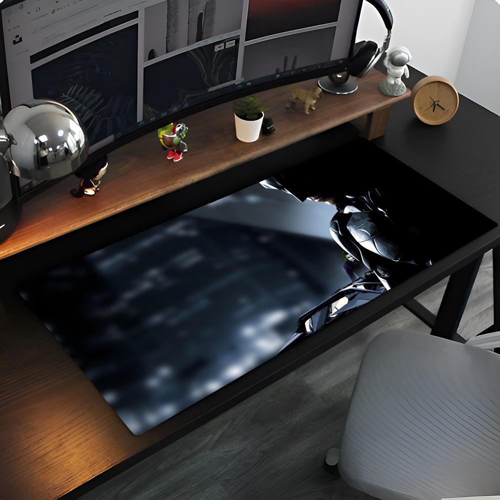 B-Batman A-Arkham Knight Mouse Pad Anime game mause pads cs lol XXL Home HD Computer Desk Mats Carpet Gamer Office Laptop Soft