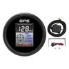 85mm Digital GPS Speedometer Knots MPH KMH LED Backlight Antifog IP67 Waterproof for 9 To 32V Boat Yacht Car Motorcycle