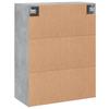 Wall Cabinets 2 pcs Concrete Grey Particleboard