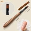 Manicure Pen Gourd Pen Walnut Sandalwood Rod Pull Line Painting Flower Hook Line Painting Gradient Smudge Light Therapy Brush