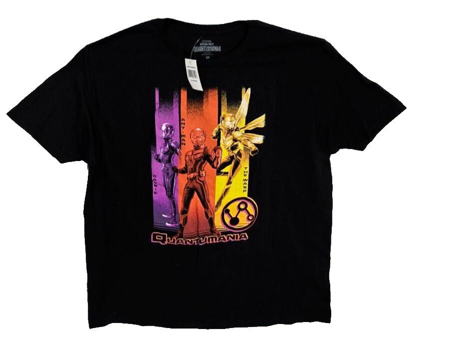 Antman The Wasp Quantumania Marvel Studios Size XXL Black Short Sleeve T-Shirt S разноцветный