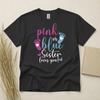 Rosa Oder Blau Schwester Liebt Dich Baby Geschlecht Enthüllung Kinder Kinder Kinder T Kinder T-Shirt Gildan Schwer Baumwolle Oberteil
