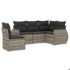 VidaXL Garden Lounge Set with Cushions 5 Pcs, Patio Sofas, Patio Furniture Set, Outdoor Furniture, Grey 3253709