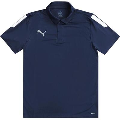 Solid Color Logo Print Pullover Short Sleeve Polo Shirt Men Tops Navy-Blue 658925-06