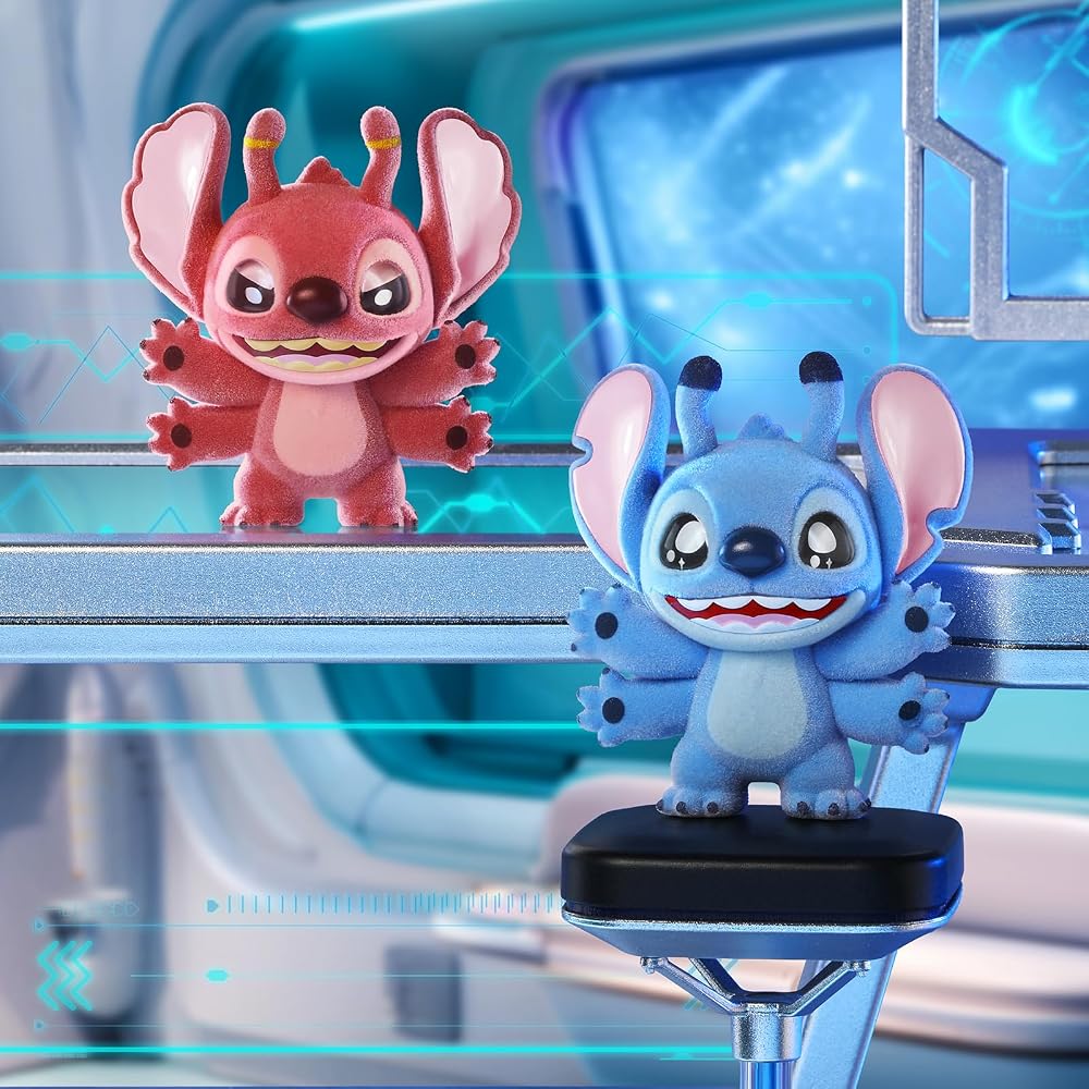 TOP TOY Disney Mini Fluffy Stitch Series Blind Box Figure 3pcs