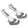 Micro Wrench Metal Ergonomic Portable Multifunctional Micro Self Adjusting Wrench for Tight Space