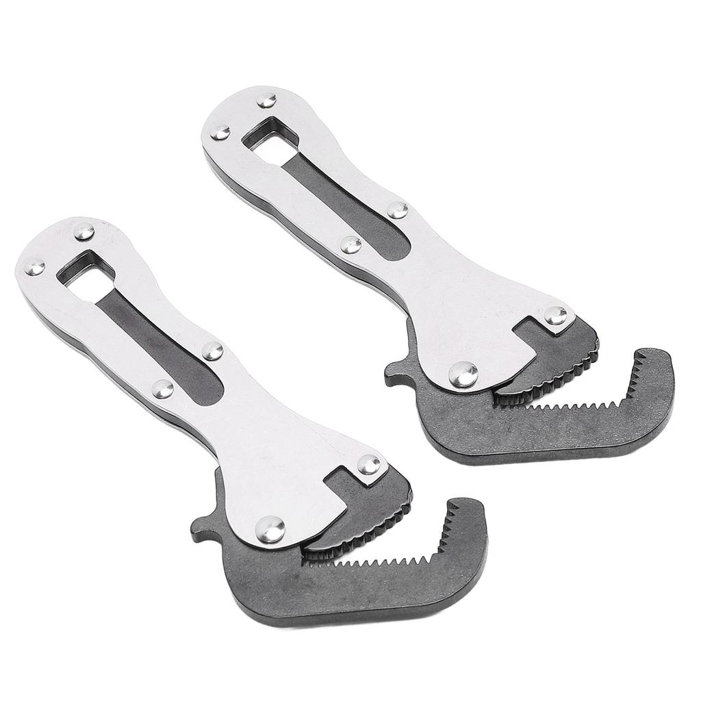 Micro Wrench Metal Ergonomic Portable Multifunctional Micro Self Adjusting Wrench for Tight Space