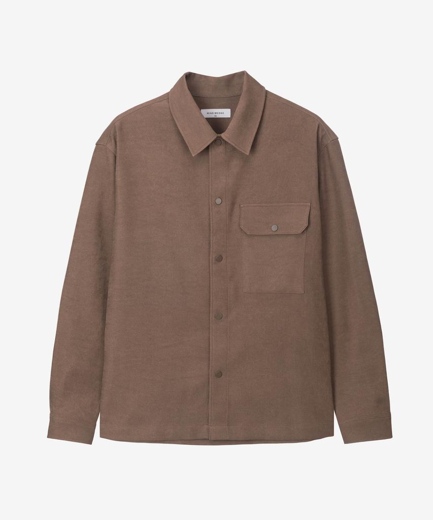 MINDBRIDGE Suede Shacket - 3Color Myws6101
