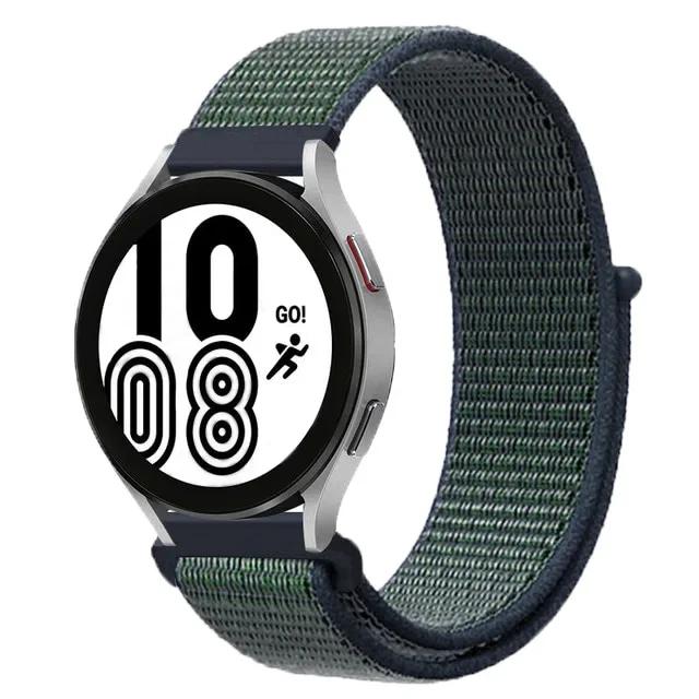 20mm 22mm Nylon-Schlaufenband Für Garmin Forerunner 265 965 255 255M 245 645 158/Venu 2Plus/Vivoactive 4 3/Venu SQ 2 Armband