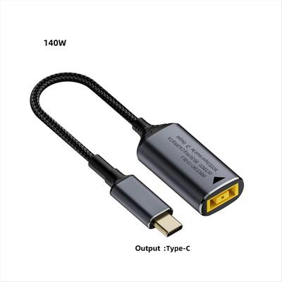 140W DC Square Plug Universal Laptop Charger To 5V 9V 20V USB-C Type-C PD Power Adapter Converter Fast Charging Cable Cord for