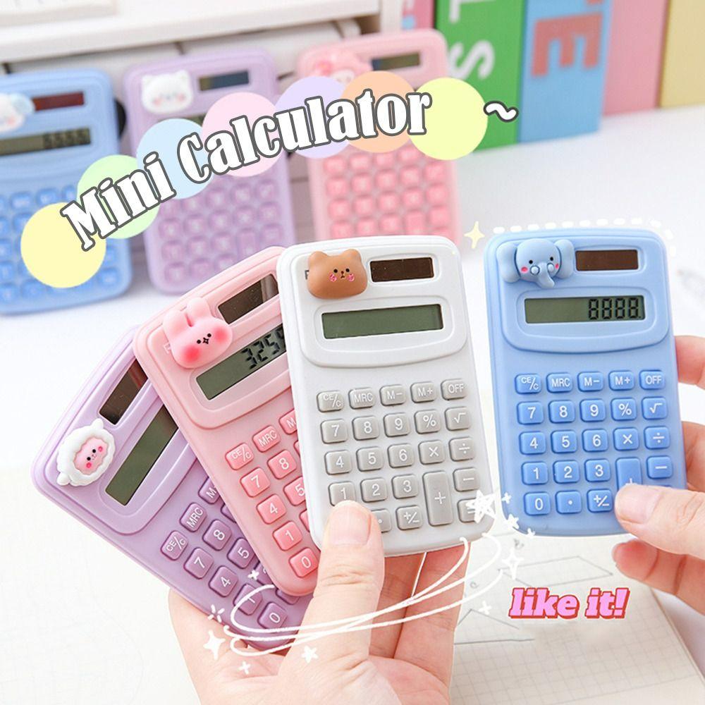 Cute Mini Calculator Plastic Accounting Calculator High-quality Math Calculator  Shop
