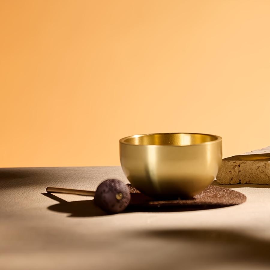 1set Tibetan Singing Bowl,Handcrafted Copper Meditation Bowl,with Mallet and Ball Included,for Sound Healing and Meditation